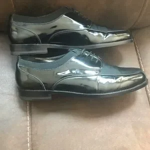 Cole Haan Gala evening Patent leather/ silk shoes Cole Haan | Shoes | Cole Haan Gala Evening Black Patent  main image 3
